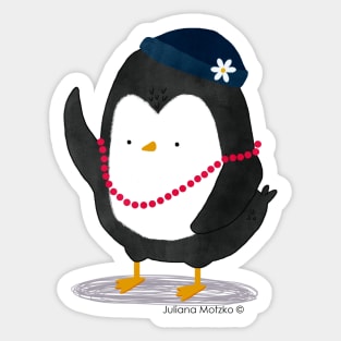 Lady Penguin Sticker